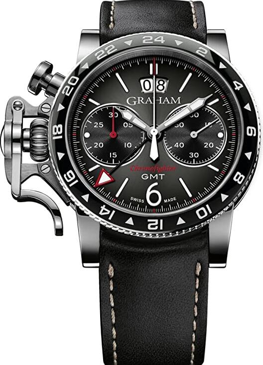 Review Replica Watch Graham Chronofighter Vintage GMT Black Dial 2CVBC.B15A